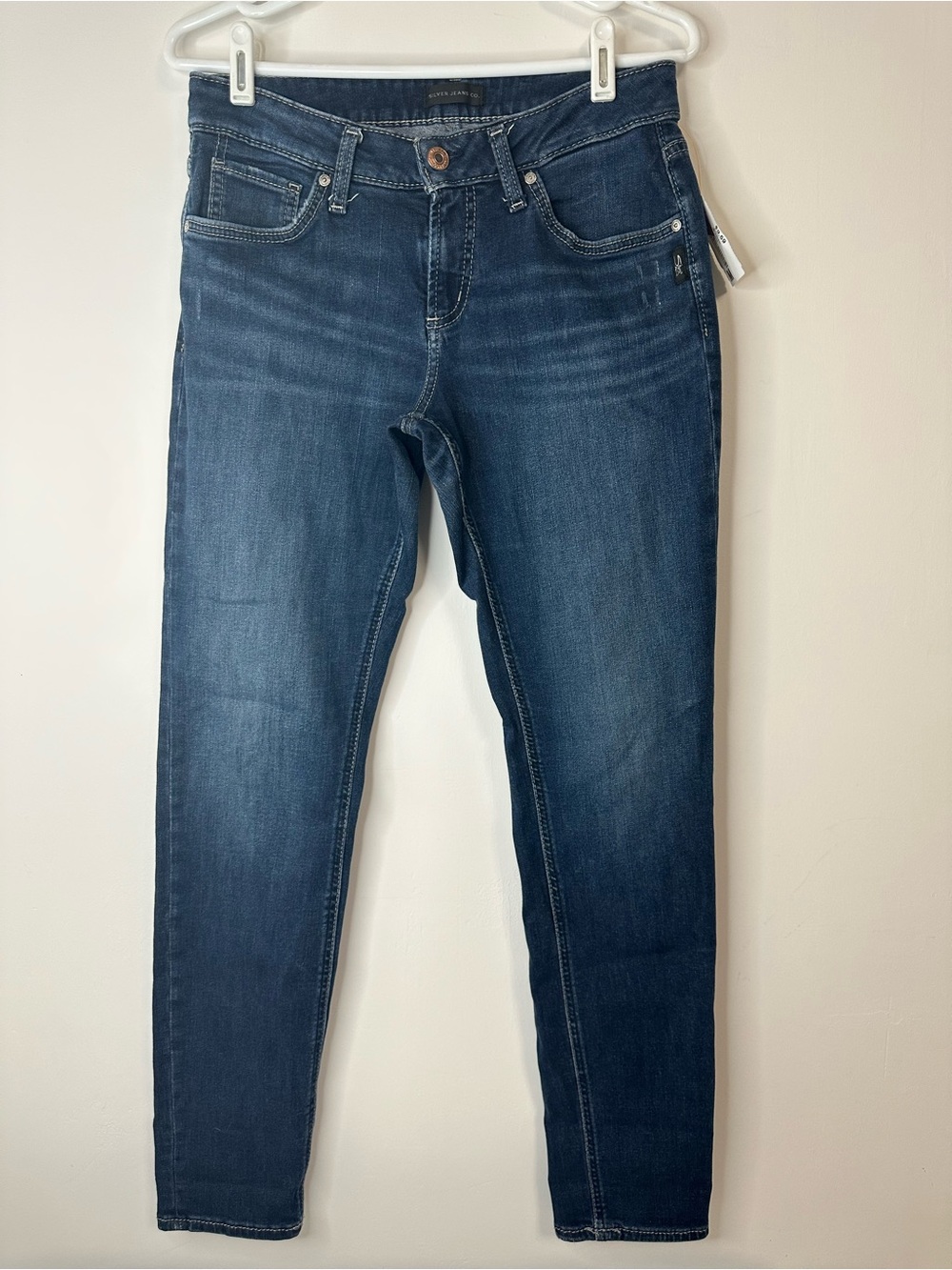 Silver Jeans Women’s Dark Indigo Boyfriend Jeans 28/29